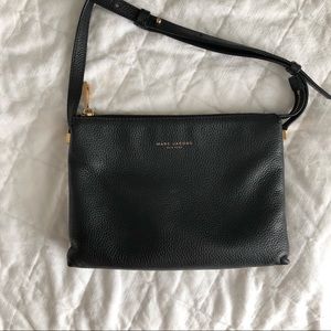 Marc Jacobs Black Leather Crossbody Bag